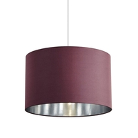 Crawford Medium Pendant Light Shade Aubergine