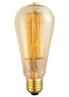 Eglo Large Vintage 60w ES Amber Light Bulb