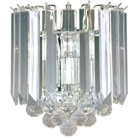 Endon Fargo 2 Light Wall Bracket Polished Chrome