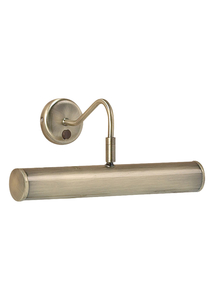 Endon Picture 2 Light Wall Bracket Antique Brass