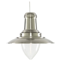 Fisherman Pendant Light Shade Silver