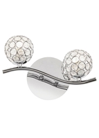 Kumar 2 Light Wall Light Chrome