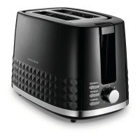 220021 Dimensions 2 Slice Toaster with 850W Power in Black