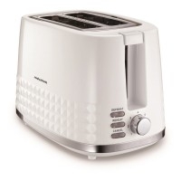220023 Dimensions 2 Slice Toaster with 850W Power in White