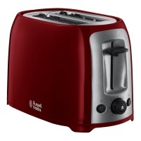 23861 2 Slice Toaster with Reheat Function in Red