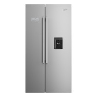ASD241X Fridge Freezer with 554 Litres Capacity and A+ Energy Rating in Steel