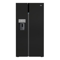 ASGN542B Fridge Freezer with 544L Capacity and A+ Energy Rating in Black