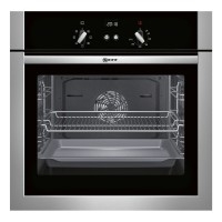 B14M42N5GB 595mm Electric Single Oven with 66L Capacity in Stainless Steel