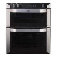 BI70FPSS 595mm Electric Double Oven with 93L Capacity in Stainless Steel