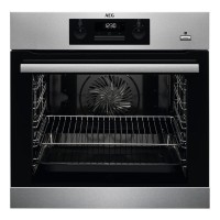 BPS351220M 595mm Electric Single Oven with 71L Capacity in Stainless Steel