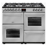CC100DFT 100cm Dual Fuel Range Cooker - Stainless Steel