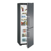 CPBS3413 278L Capacity Fridge Freezer with A+++ Energy Rating in Black Steel