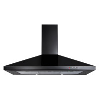 ECH101BL 1000mm 3 Speed Chimney Extractor Hood - Black