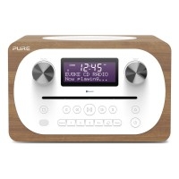 Evoke C-D4 All-in-One DAB+/FM Music System with CD & Bluetooth in Walnut