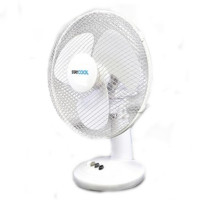 F1011WH StayCool 12" 30cm 3 Speed Desk Fan - White