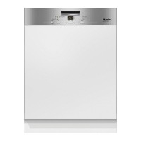 G4940SCICLST Full-Sized Semi-Integrated Dishwasher with 4 Programmes in Steel