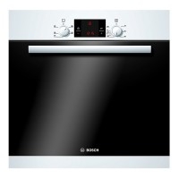 HBA13B120B 595mm Electric Single Oven with 67L Capacity in White
