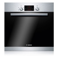 HBA13B150B 595mm Electric Single Oven with 67L Capacity in Brushed Steel