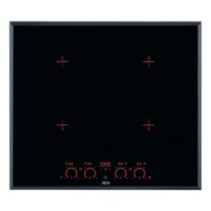 HK674400FB Built in Induction Hob with 4 Cooking Zones in Black