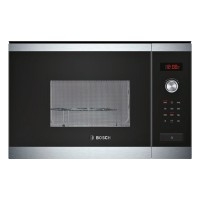 HMT75G654B Brushed Steel Built-in Microwave Oven 1000W with Grill