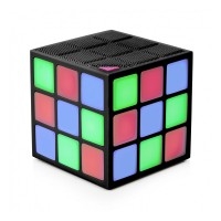 I58036 Bluetooth LED Multi-coloured Cube Speaker