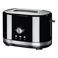 KitchenAid 5KMT2116BOB Black 2 Slot Toaster with 7 Shade Control Settings