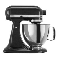 KSM150PSB Factory Refurbished Artisan Stand Mixer with 4.8L Mixing Bowl in Caviar Black