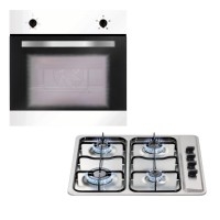 MBG002SS 595mm Electric Single Oven with 55L Capacity in Stainless Steel