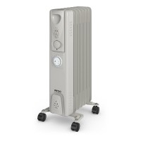 P43003YT 1500W Oil Filled Radiator with Timer in White