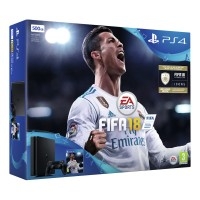 PS4S500FIFA18TWIN PS4 Slim 500GB Console with Fifa 18 Bundle