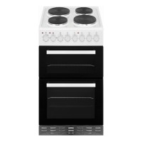 SCO52EW 50cm Twin Cavity Electric Oven with Solid Plate Hob
