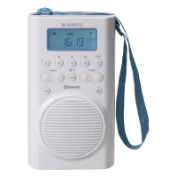 SPLASH-MINI Splashproof DAB/DAB+ Digital Radio with FM Tuner and Bluetooth in White