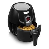 T14004 Low Fat Air Fryer with 1400W and 3.2L Capacity in Black