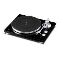 TN300B Belt Drive Analog Record Player with USB Output in Black