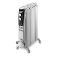 TRD4102ST Oil Filled Radiator with 2500W and 3 Heat Settings in White