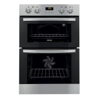 ZOD35511XK 594mm Electric Double Oven with 108L Capacity in Stainless Steel