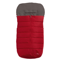 BABY CLIC MALMO FOOTMUFF - red