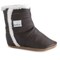Bobux Pull Apart Soft Sole Boots- Chocolate