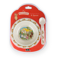 Bunnykins Suction Bowl and Spoon Set