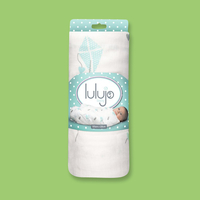 Lulujo Bamboo Muslin Wrap Blue Kites