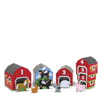 MELISSA & DOUG Barns with Animals nesting and Sorting blocks