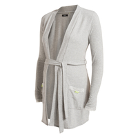 Noppies Nightwear - Maternity Long Sleeved Cardigan Carline - Grey Melange