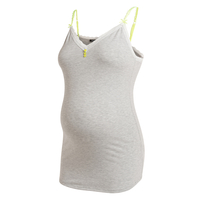 Noppies Nightwear - maternity tank top Elza - Grey Melange