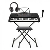 MK-3000 54 Key-Lighting Keyboard by Gear4music - Complete Pack