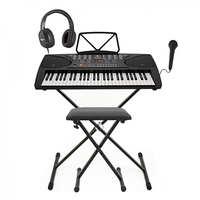 MK-3000 54 Key-Lighting Keyboard by Gear4music - Complete Pack