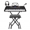 MK-3000 61 Key-Lighting Keyboard by Gear4music - Complete Pack