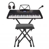 MK-3000 61 Key-Lighting Keyboard by Gear4music - Complete Pack