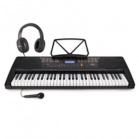 MK-3000 61 Key-Lighting Keyboard by Gear4music - Starter Pack
