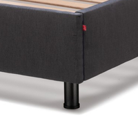 Sid Noir Slatted Bed
