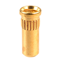 Harwin H3161-05 Socket PCB 1mm Gold Knurled